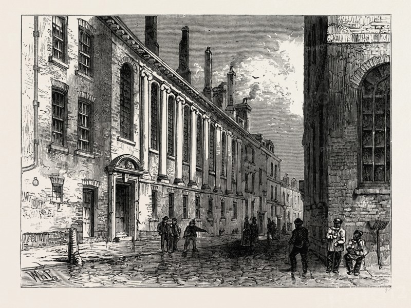 The Merchant's Taylors School, Suffolk Lane, London, UK, 19th century