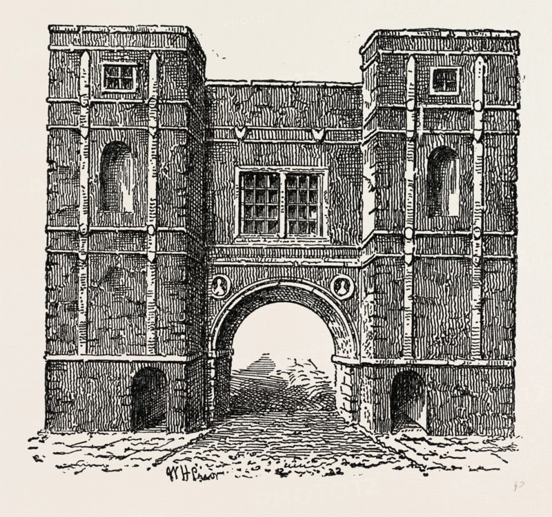 ALDGATE. London, UK, 19th century engraving