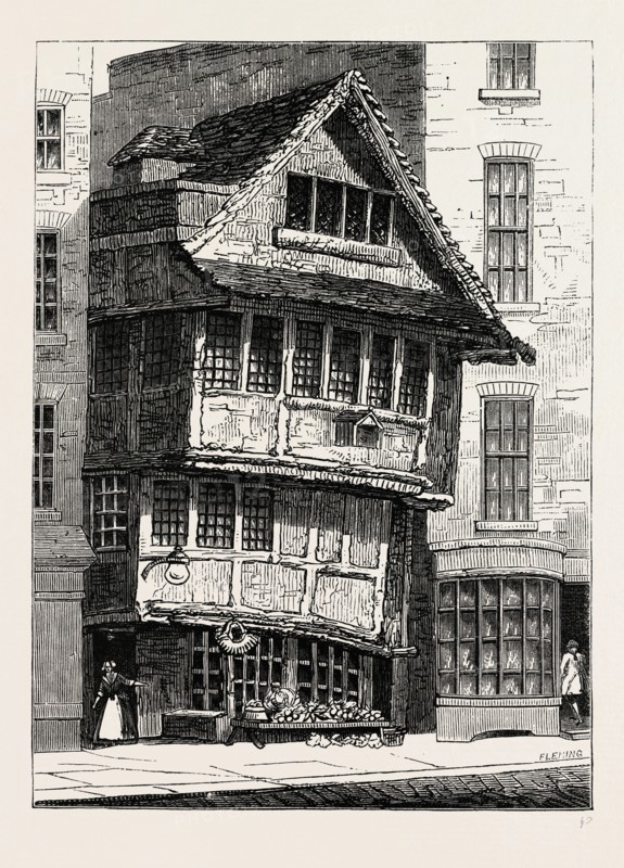 THE OLD FOUNTAIN, IN THE MINORIES, 1798, London, UK, 19th century engraving