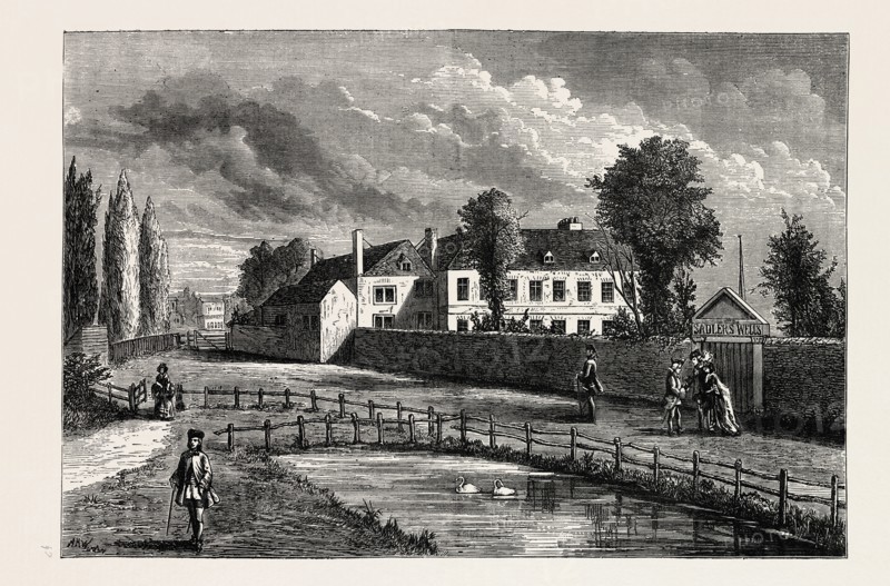 Sadler's Wells in 1756, London, UK, 19th century engraving
