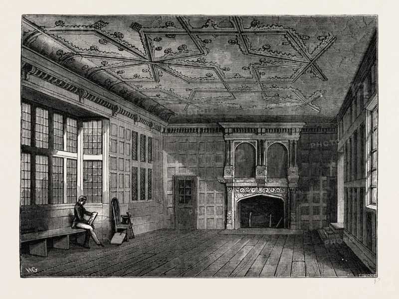 THE STAR CHAMBER, 1836, London, UK, 19th century engraving