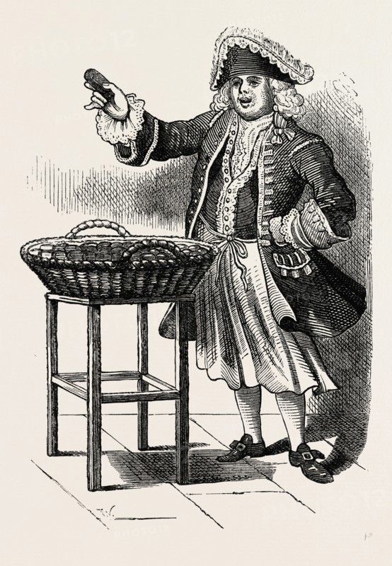 TIDDY DOL,  London, UK, 19th century engraving
