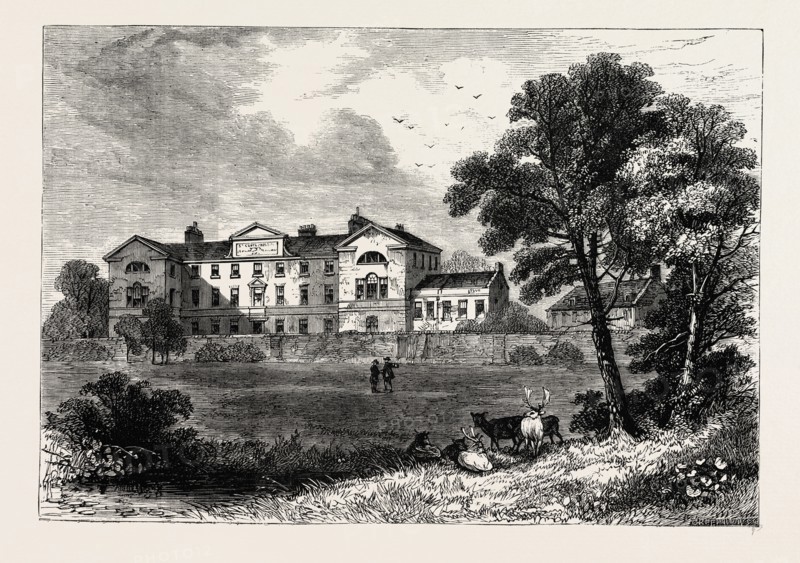 ST. GEQRGE'S HOSPITAL, 1745. London, UK, 19th century engraving