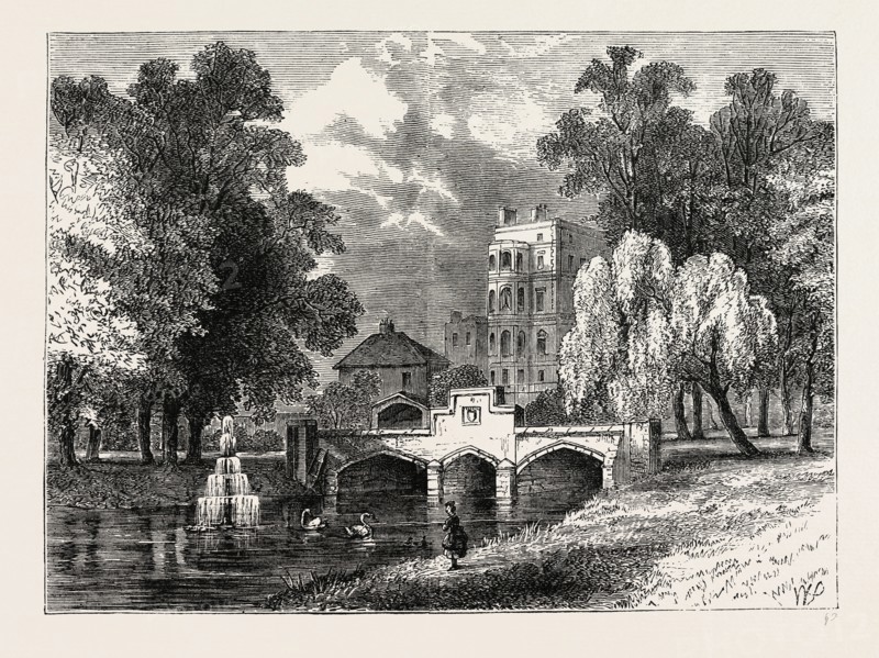 OUTFALL OF WESTBOURNE. London, UK, 19th century engraving