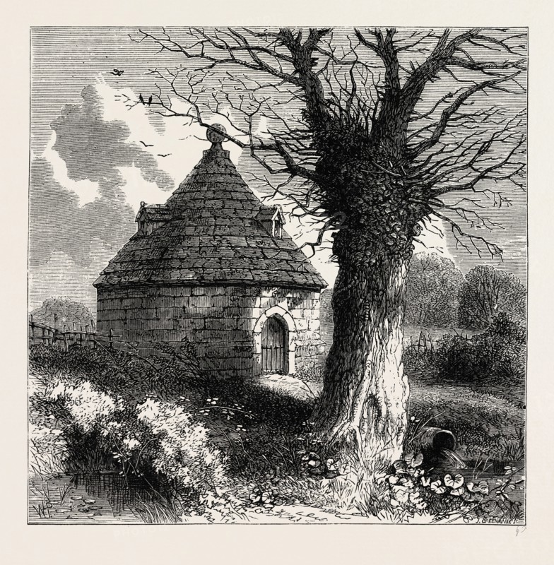 THE BAYSWATER CONDUIT IN 1798. London, UK, 19th century engraving