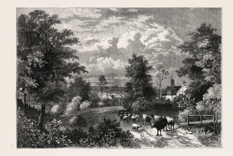 Nottong Hill in 1750, London, UK, 19th century