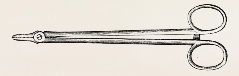 simple needle-holder, medical equipment, surgical instrument, history of medicine