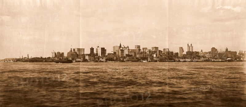 New York from Brooklyn, Rivers, United States, New York (State), New York, 1901