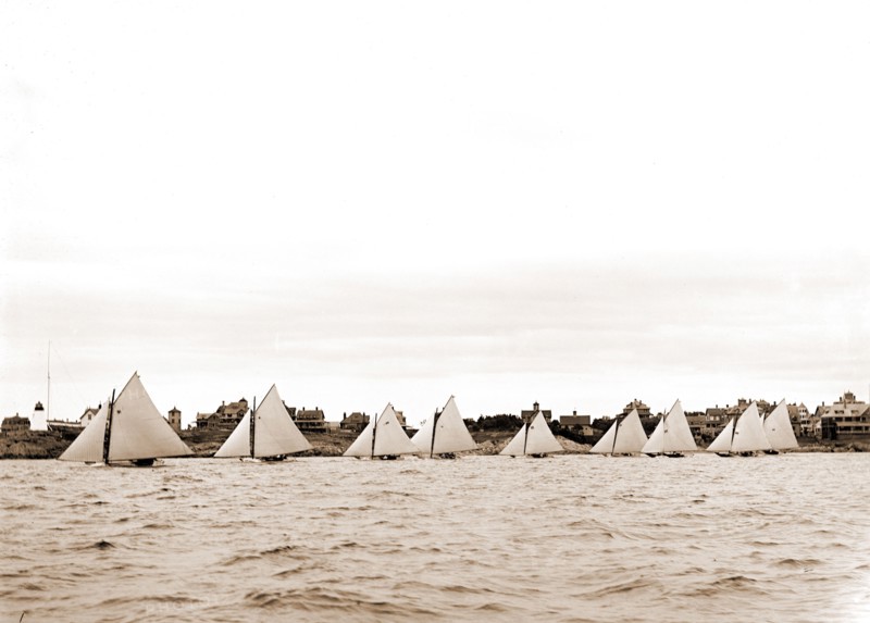 Start, twenty-one footers, Yachts, Regattas, 1892