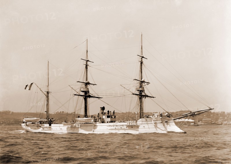 Hussard, French ship, Hussard (Ship), Government vessels, French, 1890