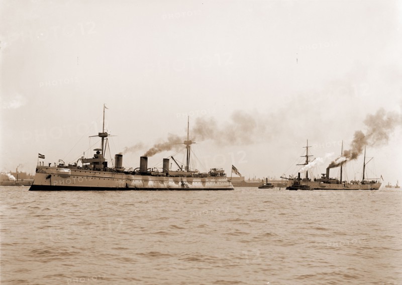 Kaiserin Augusta and Seeadler, German ships, Kaiserin Augusta (Ship), Seeadler (Ship), Government vessels, German, 1890