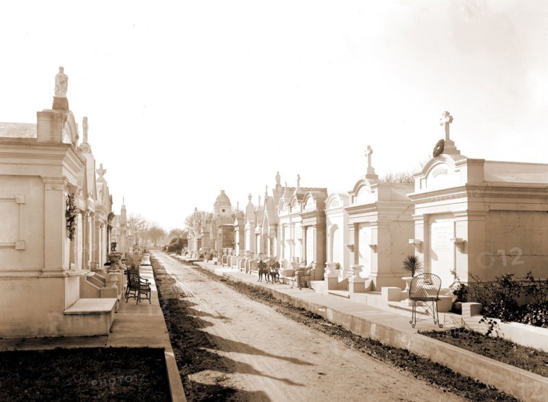 Metairie Cemetery, New Orleans, Louisiana, Tombs & sepulchral monuments, Cemeteries, United States, Louisiana, New Orleans, 1880