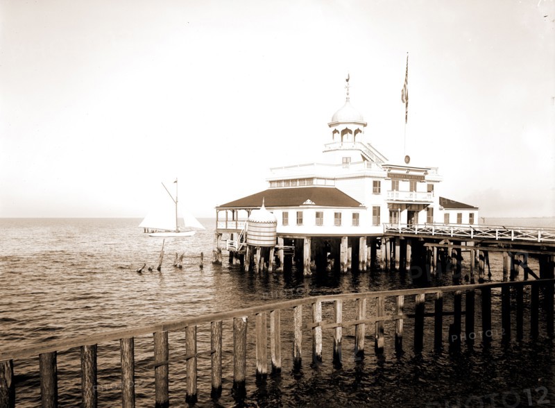 Southern Yacht Club, West End, New Orleans, Southern Yacht Club, Yacht clubs, Clubhouses, United States, Louisiana, New Orleans, 1890