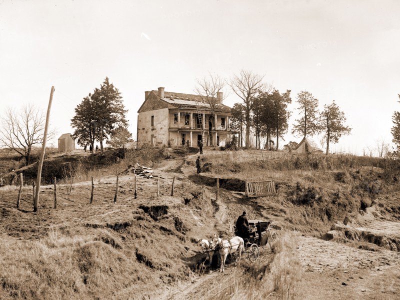 Pemberton's Headquarters, Vicksburg, Miss, Pemberton, John Clifford, 1814-1881, Dwellings, Military headquarters, United States, History, Civil War, 1861-1865, United States, Mississippi, Vicksburg, 1880