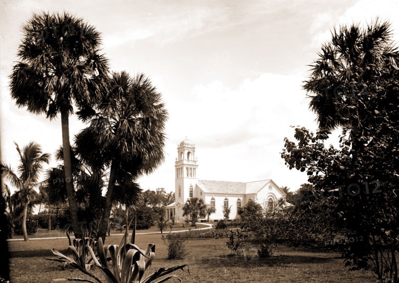 Bethesda by the Sea, Palm Beach, Fla, Churches, United States, Florida, Palm Beach, 1880