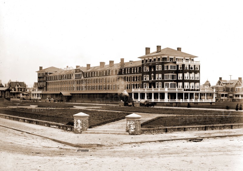 Hotel Brighton, Atlantic City, N.J, Hotels, United States, New Jersey, Atlantic City, 1880