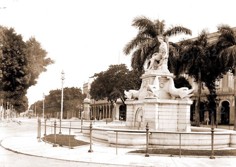 Indian Monument, Havana, Indians of North America, Fountains, Fuente de la India (Havana, Cuba), Cuba, Havana, 1900