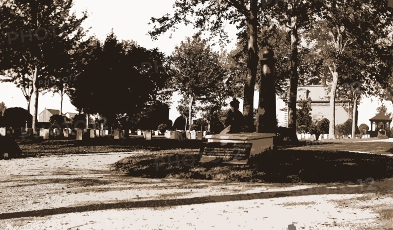 National Cemetery at Baton Rouge, Jackson, William Henry, 1843-1942, Cemeteries, United States, Louisiana, Baton Rouge, 1880