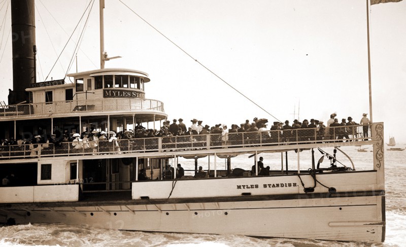 Str. Myles Standish, Myles Standish (Side wheeler), Side wheelers, Passengers, 1895