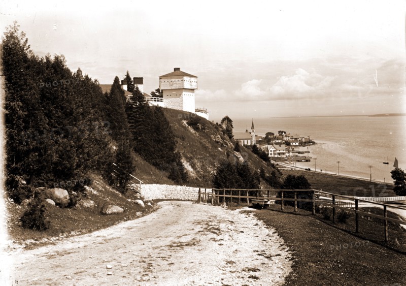 Old Fort, Mackinac Island, Forts & fortifications, United States, Michigan, Mackinac Island, 1899