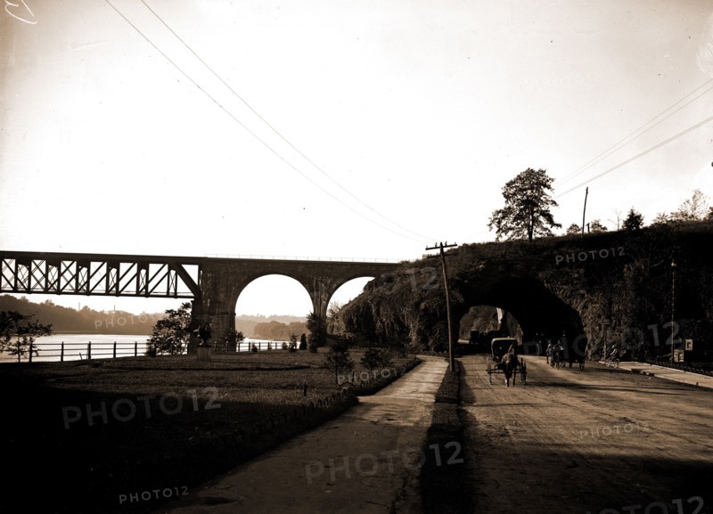 The Tunnel, River Drive, Fairmount Park, Philadelphia, Streets, Parks, Tunnels, United States, Pennsylvania, Philadelphia, 1900