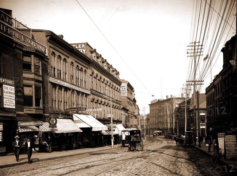 Middle Street, Portland, Me, Streets, United States, Maine, Portland, 1904