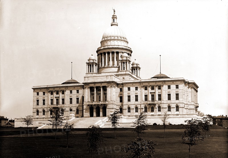State Capitol, Providence, R.I, Capitols, United States, Rhode Island, Providence, 1906