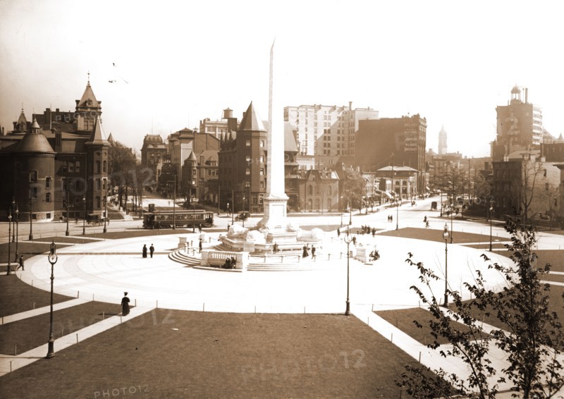 McKinley Monument, Buffalo, N.Y, McKinley, William, 1843-1901, Monuments, Plazas, Monuments & memorials, Obelisks, United States, New York (State), Buffalo, 1908