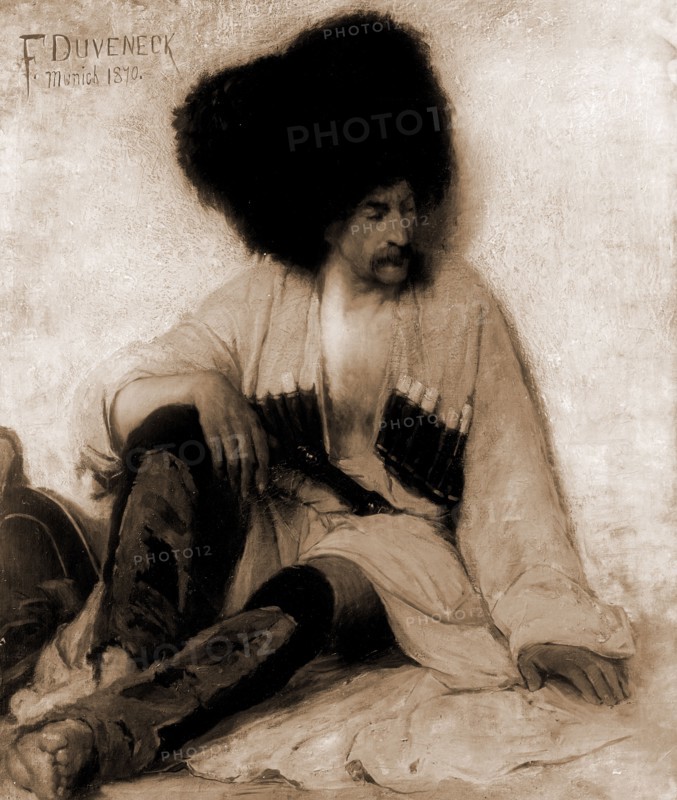 Study, Duveneck, Frank, 1848-1919, Men, 1900
