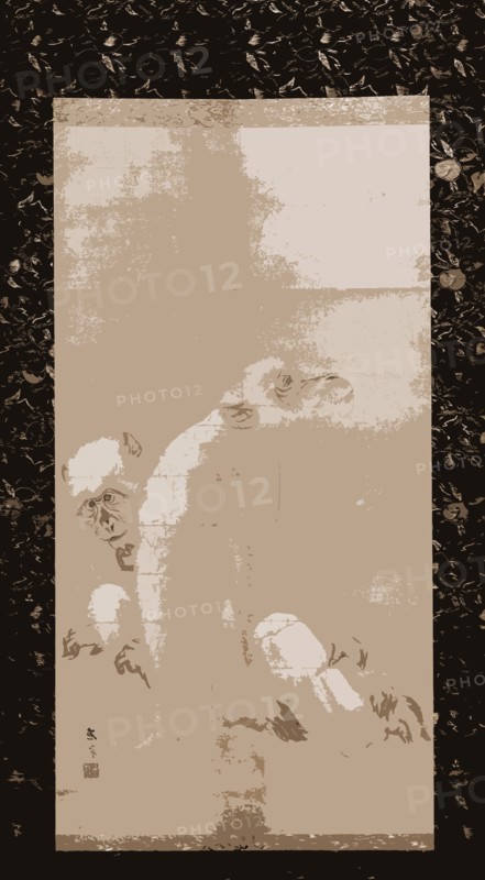 White monkeys, Maruyama, Okio, 1733-1795, Monkeys, 1900