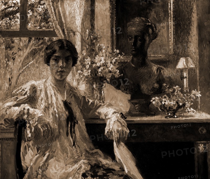 Nellie Kabell, Interiors, Women, 1900