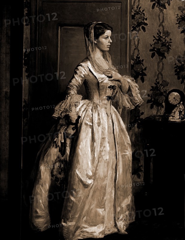 Portrait of Mrs. Gari Melchers, Melchers, Gari, 1860-1932, Melchers, Corinne Lawton Mackall, Interiors, 1900