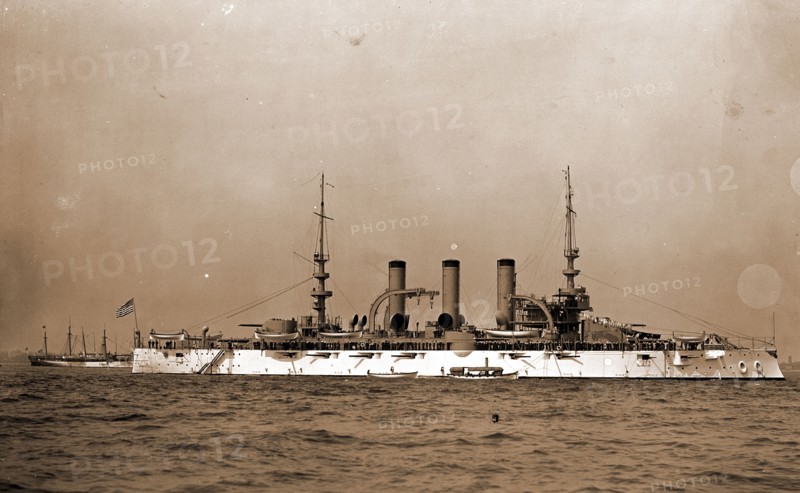 Battleship, probably American, Battleships, American, 1900