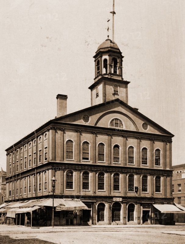 Faneuil Hall, Boston, Faneuil Hall (Boston, Mass.), Markets, Auditoriums, United States, Massachusetts, Boston, 1900