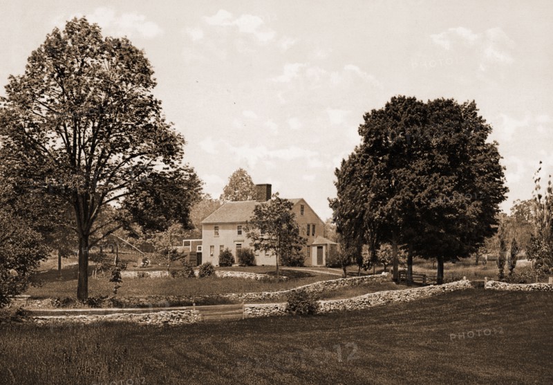 Whittier's birthplace, Haverhill, Whittier, John Greenleaf, 1807-1892, Birthplaces, United States, Massachusetts, Haverhill, 1900