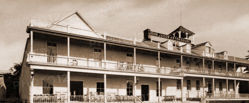 John Jacob Astor House, Mackinac Island, Hotels, United States, Michigan, Mackinac Island, 1901