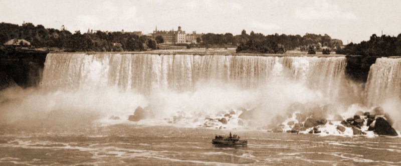 Niagara, the American Falls, Waterfalls, United States, New York (State), Niagara Falls, 1900