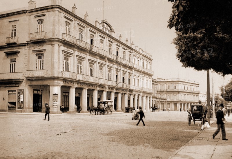 Gran Hotel Inglaterra, Habana, Jackson, William Henry, 1843-1942, Hotels, Cuba, Havana, 1900
