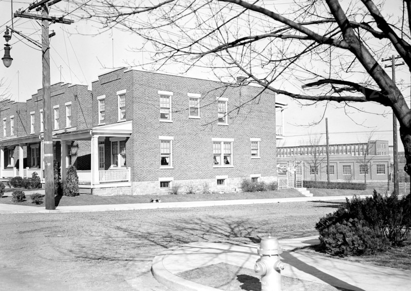 Lancaster, Pennsylvania - Housing. Stehli workers' houses rent for $35.00 to $40.00 per month - (mill in distance) -, 1936, Lewis Hine, 1874 - 1940, was an American photographer, who used his camera as a tool for social reform. US,USA