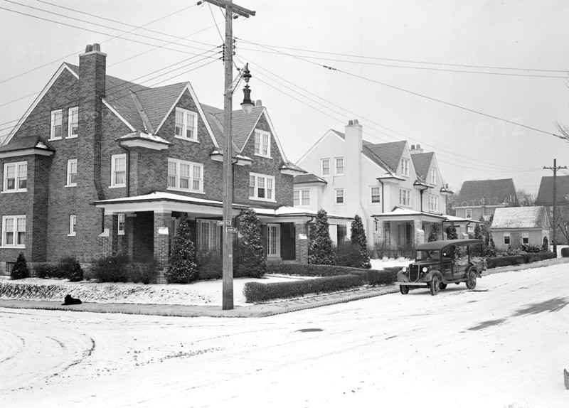 Lancaster, Pennsylvania - Housing. Houses near Hamilton Watch Company - probably inhabited by minor administratives, 1936, Lewis Hine, 1874 - 1940, was an American photographer, who used his camera as a tool for social reform. US,USA