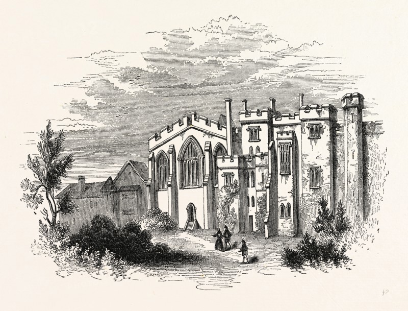 St. John's Hospital Hollar, London, England, engraving 19th century, Britain, UK