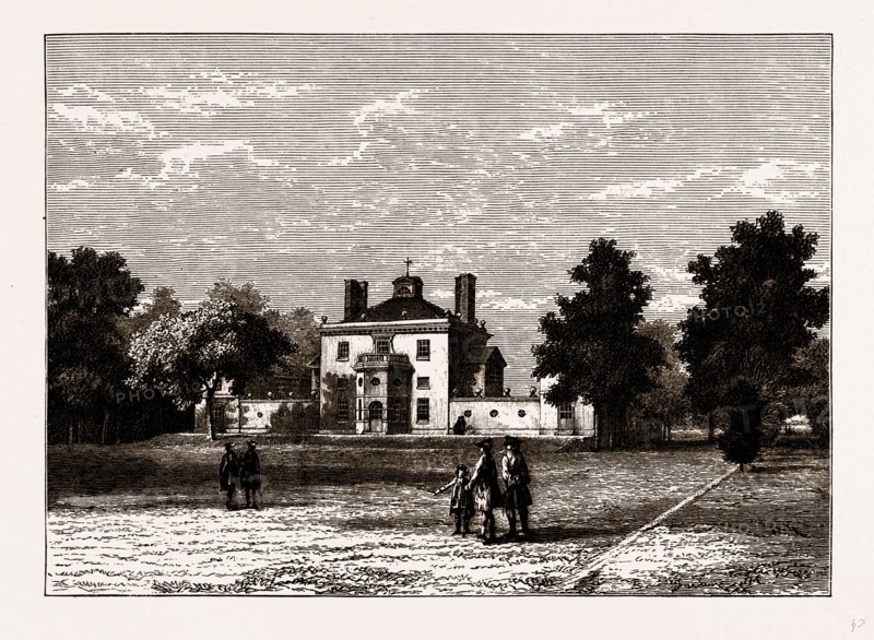 WHITTON PARK, UK, engraving 1881 - 1884