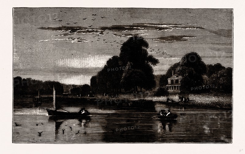 MARBLE HILL, from a Drawing by P. De Wint, 1819
