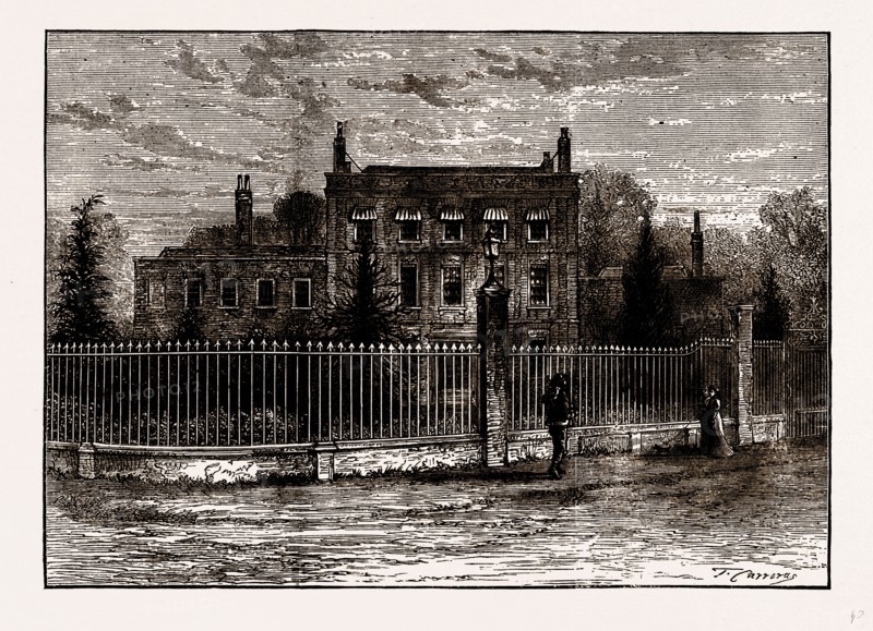 GOUGH PARK, UK, engraving 1881 - 1884