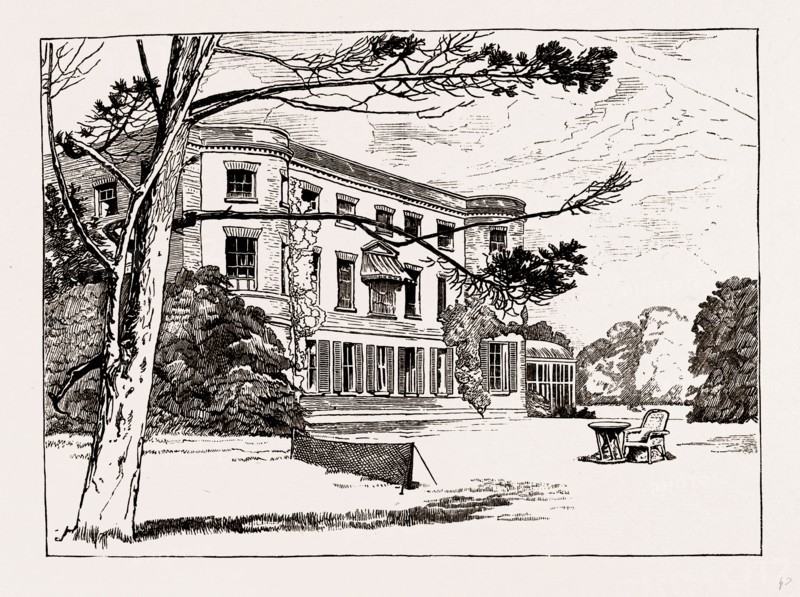 VALENTINES, NEAR ILFORD, UK, engraving 1881 - 1884