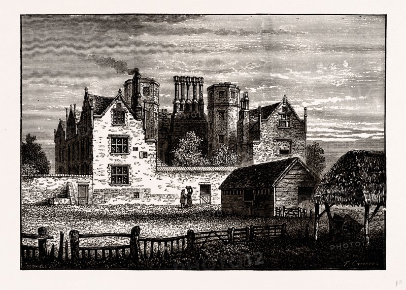EASTBURY HOUSE, UK, engraving 1881 - 1884