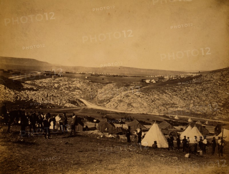 Major Brandling's troop, Crimean War, 1853-1856, Roger Fenton historic war campaign photo