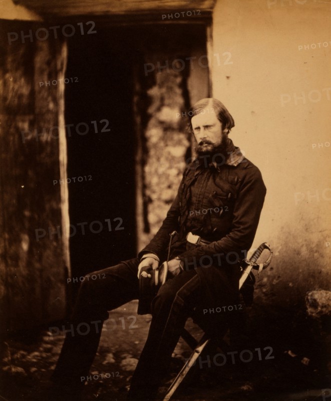 Lieutenant Colonel Prince Edward of Saxe Weimar, Crimean War, 1853-1856, Roger Fenton historic war campaign photo