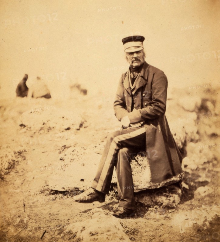Lieutenant General Pennefather, C.B., Crimean War, 1853-1856, Roger Fenton historic war campaign photo