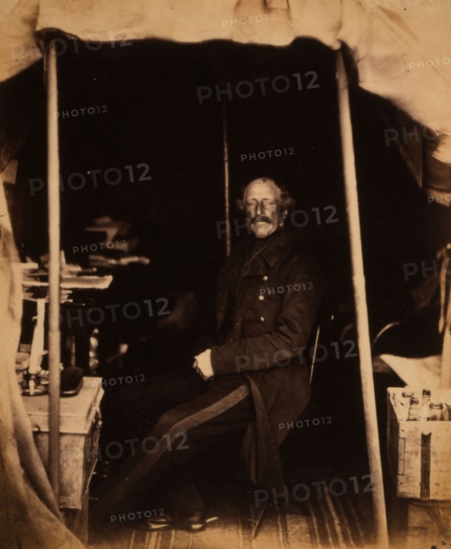 Lieutenant General Pennefather, C.B., Crimean War, 1853-1856, Roger Fenton historic war campaign photo